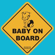 Suction Roadsign Baby on Board (Baby)